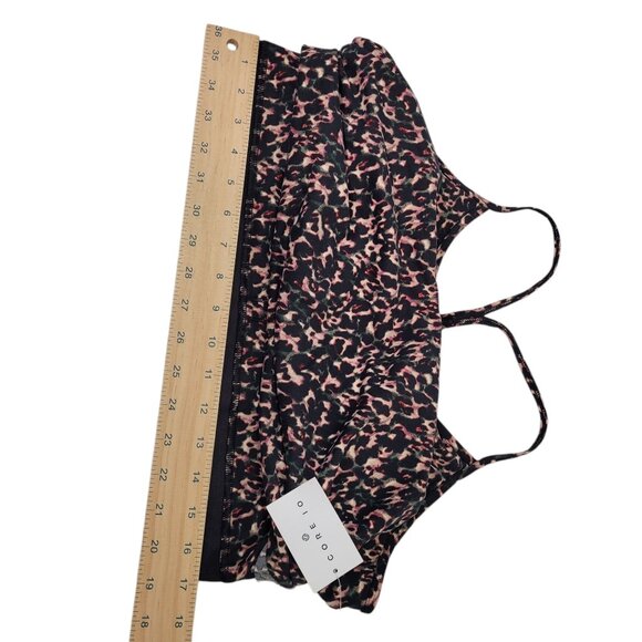 New Cheetah Print Tank Top Athletic Built In Bra Core10 Size X-Large - Picture 10 of 12